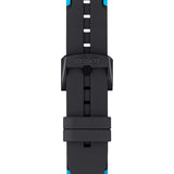 Tissot T Race Cycling Chronograph Black Dial Two Tone Rubber Strap Watch For Men - T111.417.37.441.05