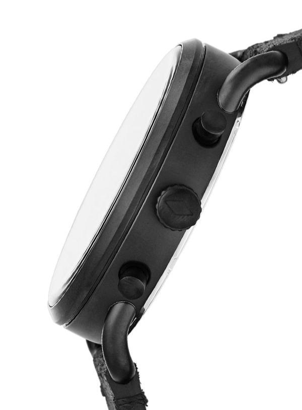 Fossil Commuter Black Dial Black Leather Strap Watch for for Men - FS5504