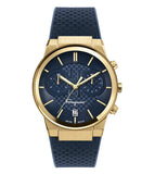 Salvatore Ferragamo Sapphire Chrono Blue Dial Blue Silicone Strap Watch for Men - SFME00221