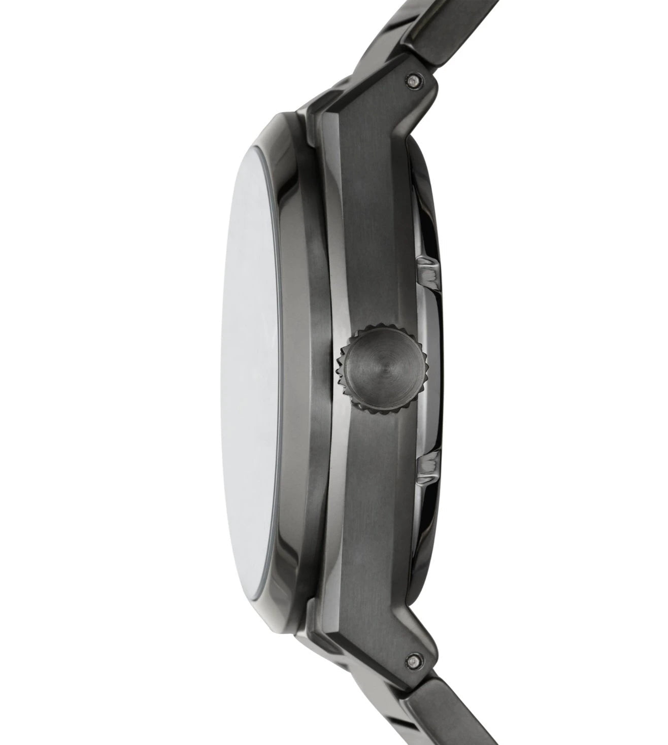 Fossil Everett Automatic Skeleton Grey Dial Grey Steel Strap Watch for Men - ME3206