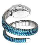 Just Cavalli Cosenza Blue Dial Two Tone Steel Strap Watch for Women - JC1L251M0015