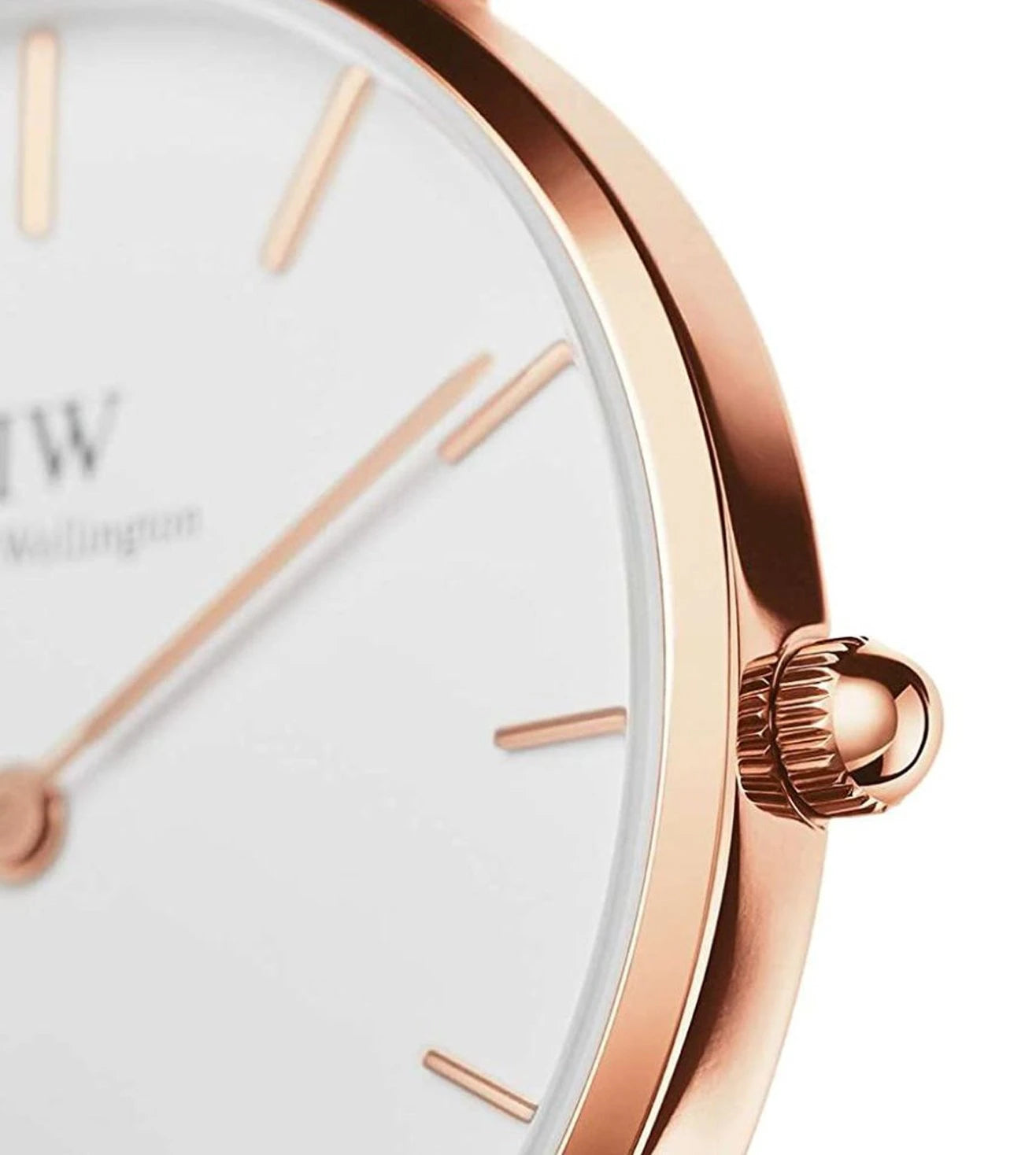 Daniel Wellington Petite Durham White Dial Brown Leather Strap Watch For Women - DW00100172