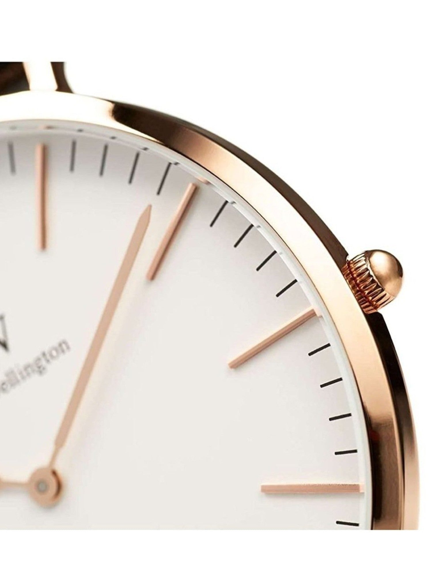 Daniel Wellington Classic Bristol White Dial Brown Leather Strap Watch For Men - DW00100009