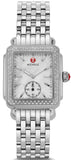 Michele Deco Mother of Pearl Dial Silver Steel Strap Watch For Women - MWW06V000001