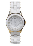 Marc Jacobs Pelly White Dial White Silicone Strap Watch for Women - MBM2526