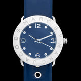 Marc Jacobs Blue Dial Blue Leather Strap Watch for Women - MBM1137