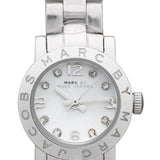 Marc Jacobs Amy White Dial Silver Steel Strap Watch for Women - MBM8611