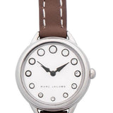 Marc Jacobs Betty White Dial Brown Leather Strap Watch for Women - MJ1480