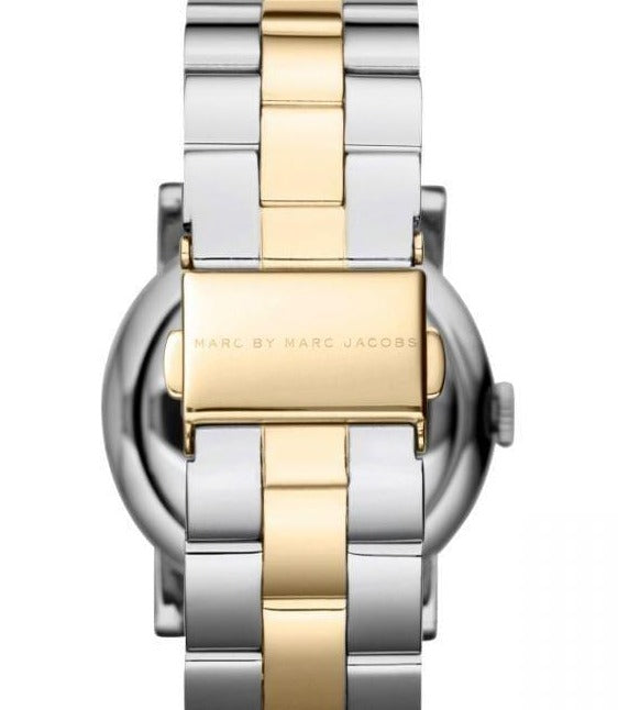Marc Jacobs Amy Silver Dial Two Tone Steel Strap Watch for Women - MBM3139