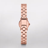 Marc Jacobs Amy White Dial Rose Gold Steel Strap Watch for Women - MBM8613