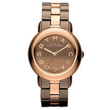 Marc Jacobs Marci Brown Dial Two Tone Steel Strap Watch for Women - MBM3171