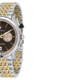 Maserati Legend Chronograph Brown Dial Two Tone Steel Strap Watch For Men - R8873638003