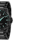 Maserati SFIDA Aqua Edition Analog Black Dial Black Steel Strap Watch For Men - R8853144001