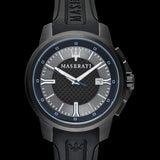 Maserati SFIDA Black Dial Black Rubber Strap Watch For Men - R8851123004