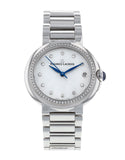 Maurice Lacroix Fiaba Diamonds Mother of Pearl Dial Silver Steel Strap Watch for Women - FA1004-SD502-170-1