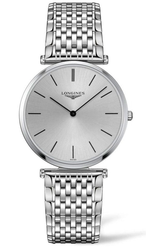 Longines La Grande Classique De Longines Silver Dial Silver Steel Strap Watch for Women - L4.755.4.72.6