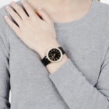 Michael Kors Darci Black Dial Black Steel Strap Watch for Women - MK3322