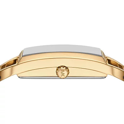 Michael Kors Empire Analog Gold Dial Gold Steel Strap Watch for Women - MK4840