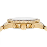 Michael Kors Everest Chronograph Brown Dial Two Tone Steel Strap Watch For Women - MK6973