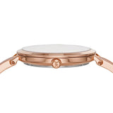 Michael Kors Jaryn Analog Gold Dial Pink Steel Strap Watch For Women - MK4343