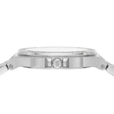 Michael Kors Lennox Three Hand Silver Dial Silver Steel Strap Watch For Women - MK7280