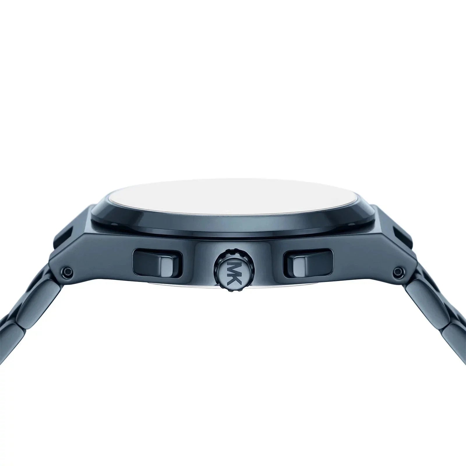 Michael Kors Lennox Chronograph Blue Dial Blue Steel Strap Watch For Women - MK9147