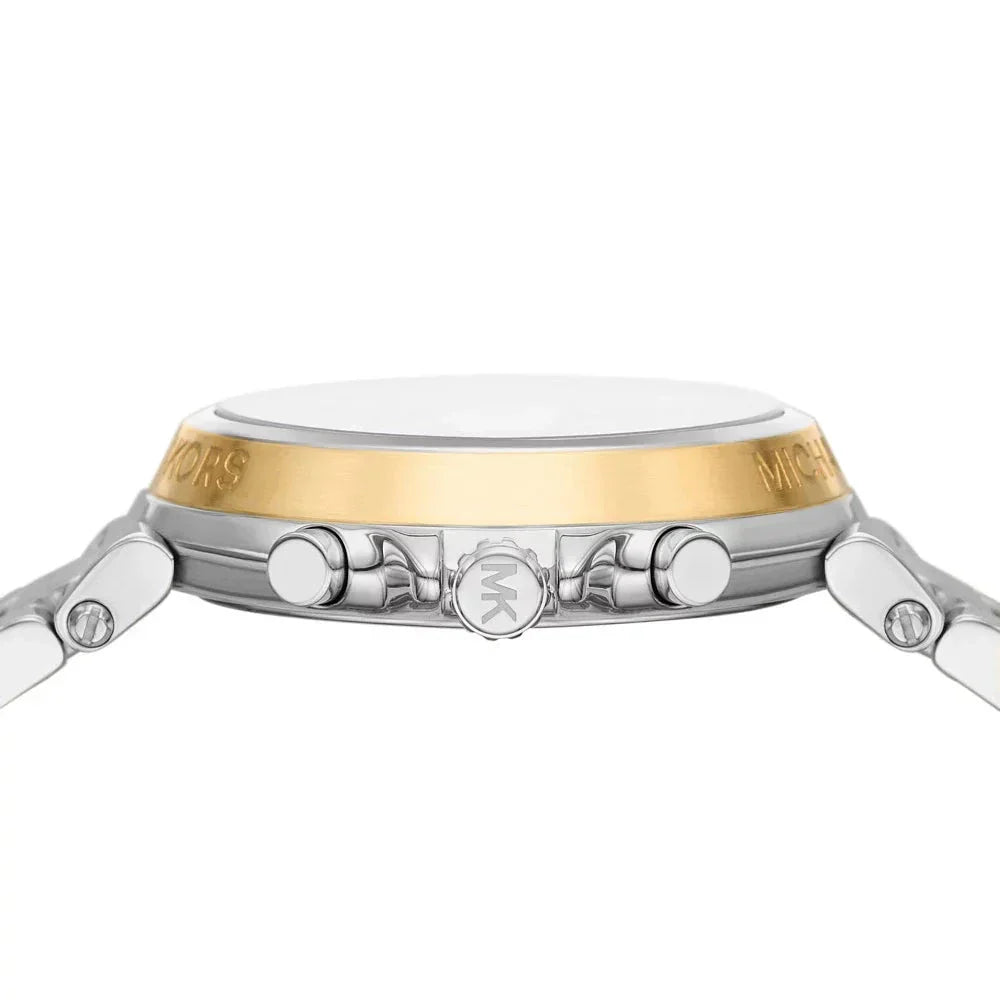 Michael Kors Maren Chronograph Silver Dial Silver Steel Strap Watch for Women - MK7495