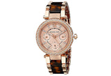 Michael Kors Parker Gold Dial Two Tone Steel Strap Watch for Women - MK5841