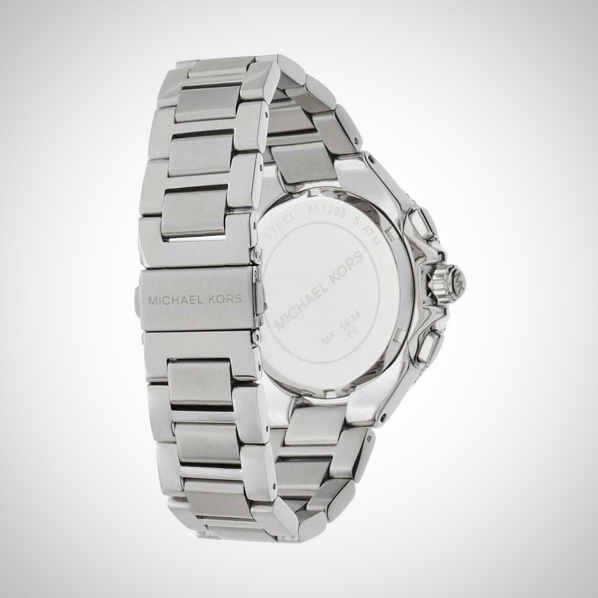 Michael Kors Camille Silver Dial Silver Steel Strap Watch for Women - MK5634