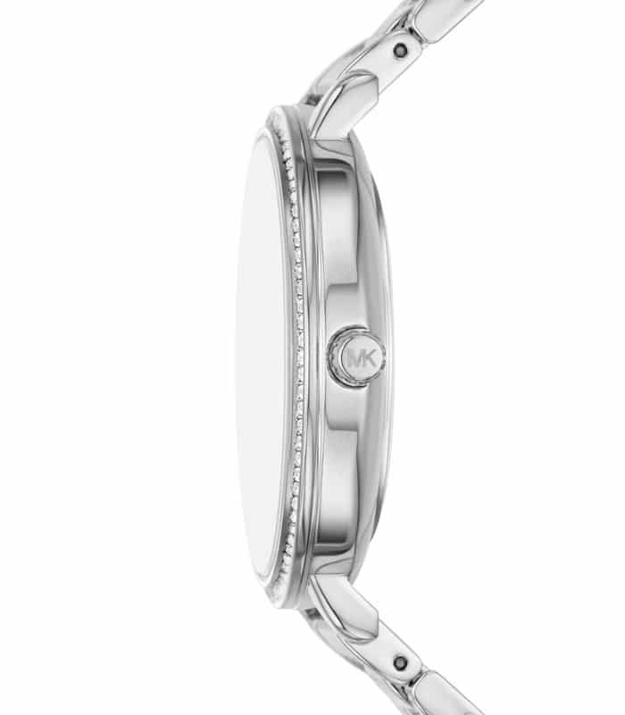 Michael Kors Pyper Analog Gray Dial Silver Steel Strap Watch For Women - MK4672