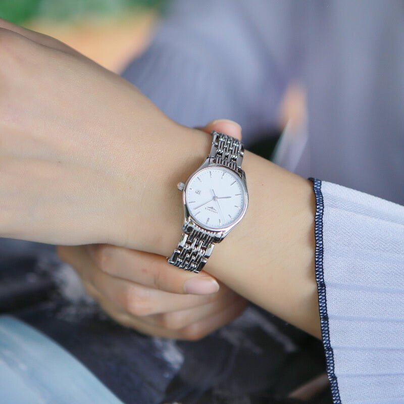 Longines Lyre Classico 25mm White Dial Silver Stainless Steel Watch for Women - L4.259.4.12.6