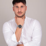 Maserati Epoca Chronograph Black Dial Silver Steel Strap Watch For Men - R8873618017