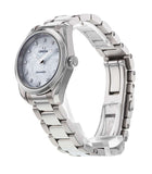 Omega Seamaster Aqua Terra Quartz Diamonds Mother of Pearl Dial Silver Steel Strap Watch for Women - 220.10.28.60.55.001
