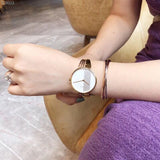 Calvin Klein Drift White Dial Rose Gold Steel Strap Watch for Women - K6S2N616