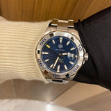 Tag Heuer Aquaracer Blue Dial Watch for Men - WAY2012.BA0927