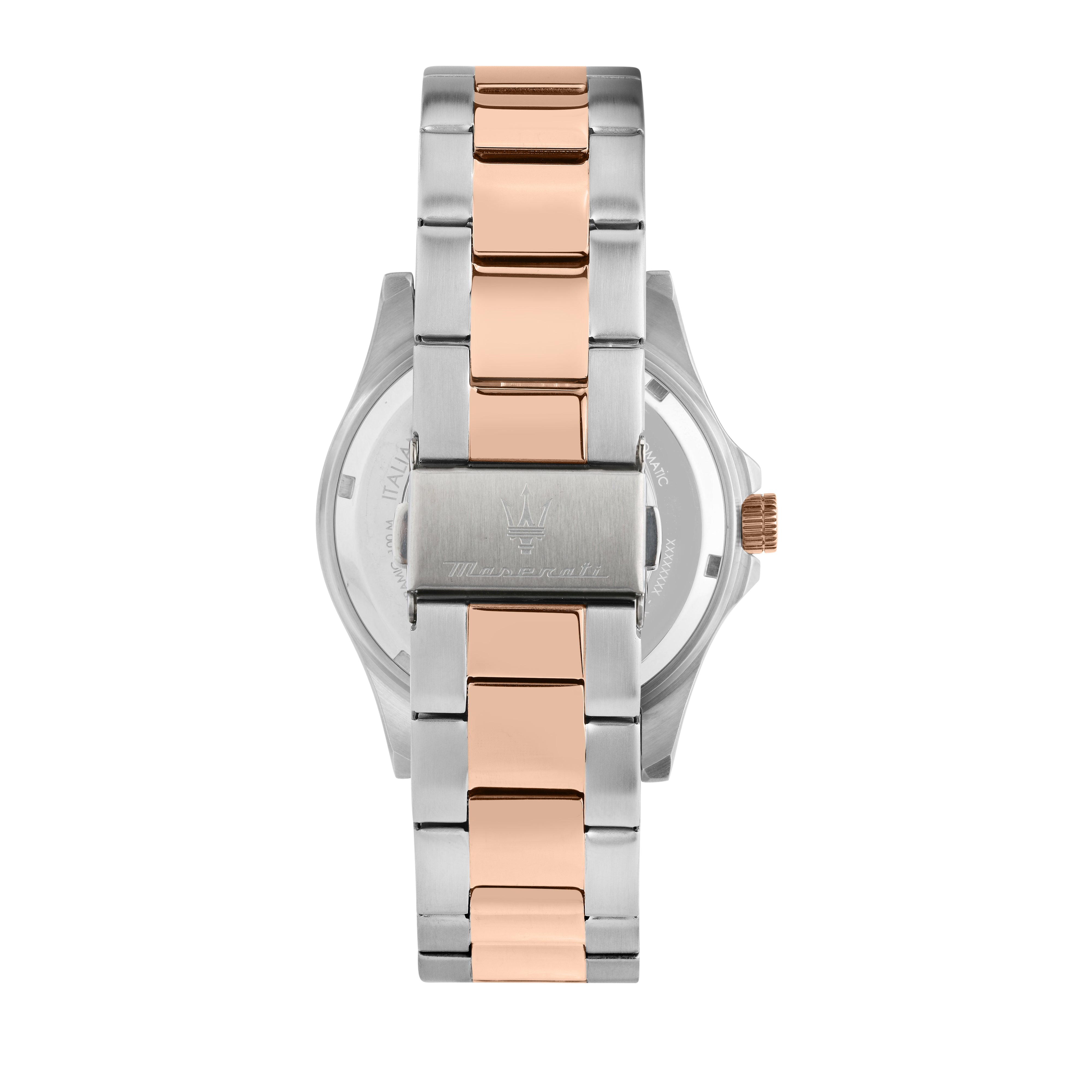 Maserati Competizione Automatic Blue Dial Two Tone Steel Strap Watch For Men - R8823100001