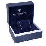 Maserati SFIDA Chronograph Black Dial Silver Steel Strap Watch For Men - R8853140005