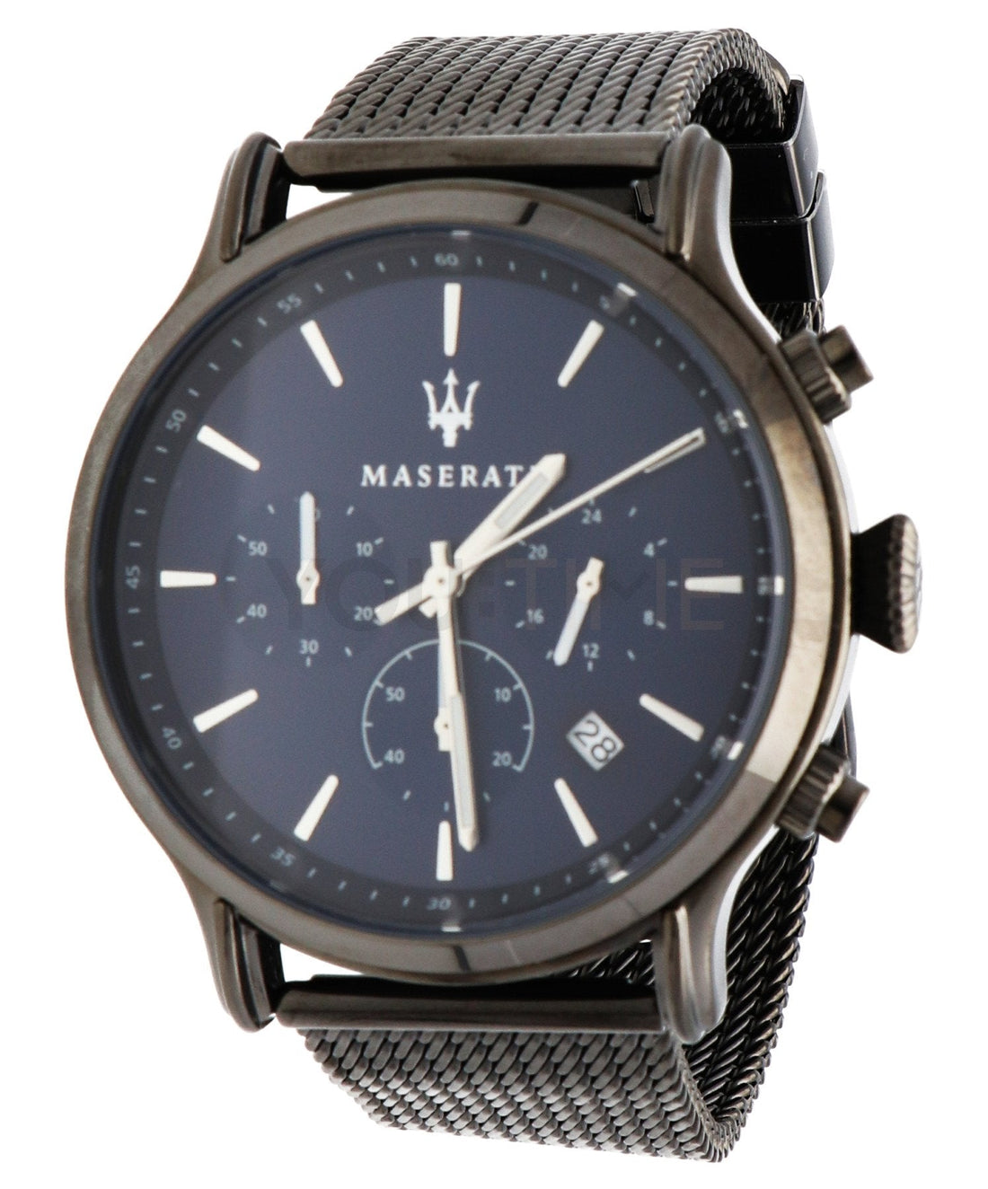 Maserati Epoca Black Edition Blue Dial Black Mesh Bracelet Watch For Men - R8873618008