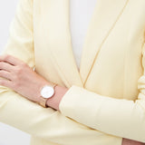 Michael Kors Pyper Quartz Mother of Pearl White Dial Rose Gold Mesh Strap Watch For Women - MK4588