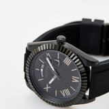 Guess Connoisseur Black Dial Black Silicone Strap Watch For Men - GW0335G1