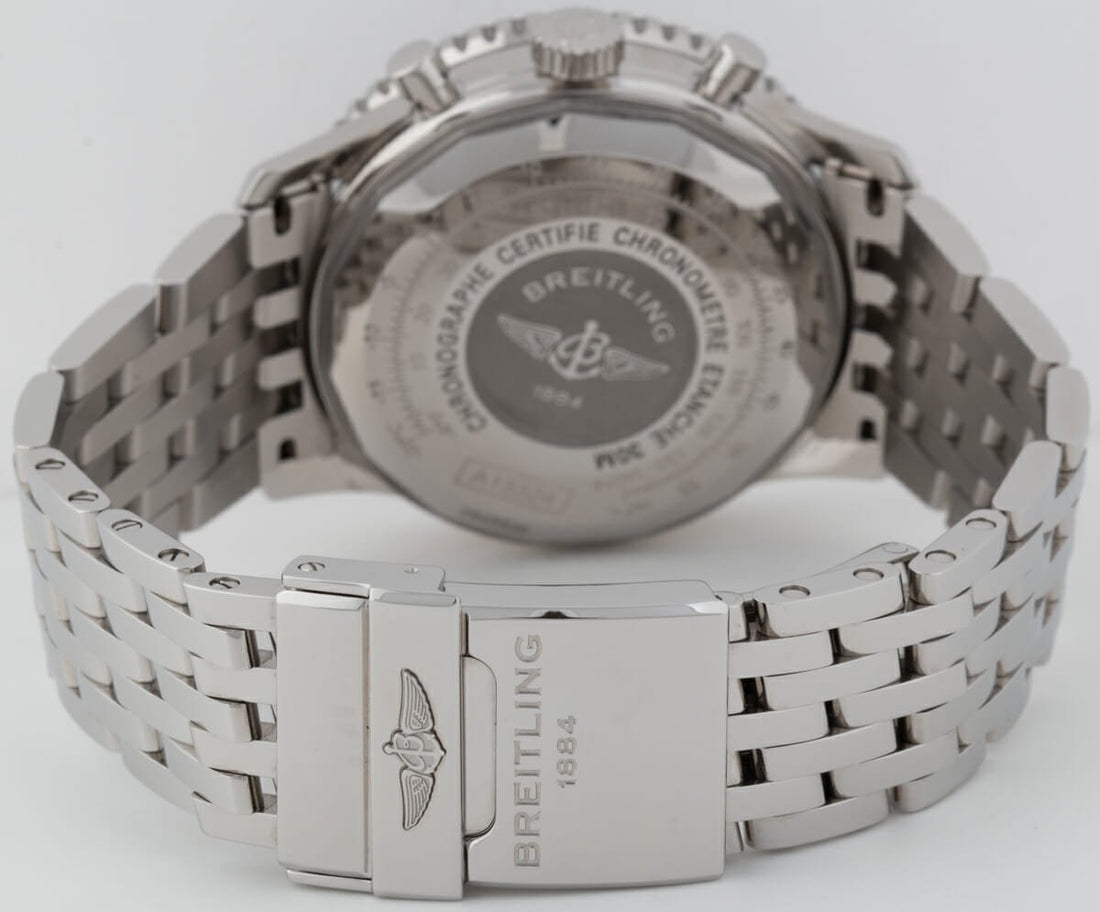 Breitling Navitimer Heritage Special Edition Blue Dial Silver Steel Strap Mens Watch - A1332412/C942