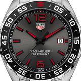 Tag Heuer Formula 1 Quartz Anthracite Dial Silver Steel Strap Watch for Men - WAZ1018.BA0842