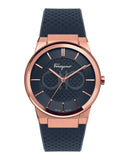 Salvatore Ferragamo Sapphire Black Dial Black Silicone Strap Watch for Men - SFHP00420