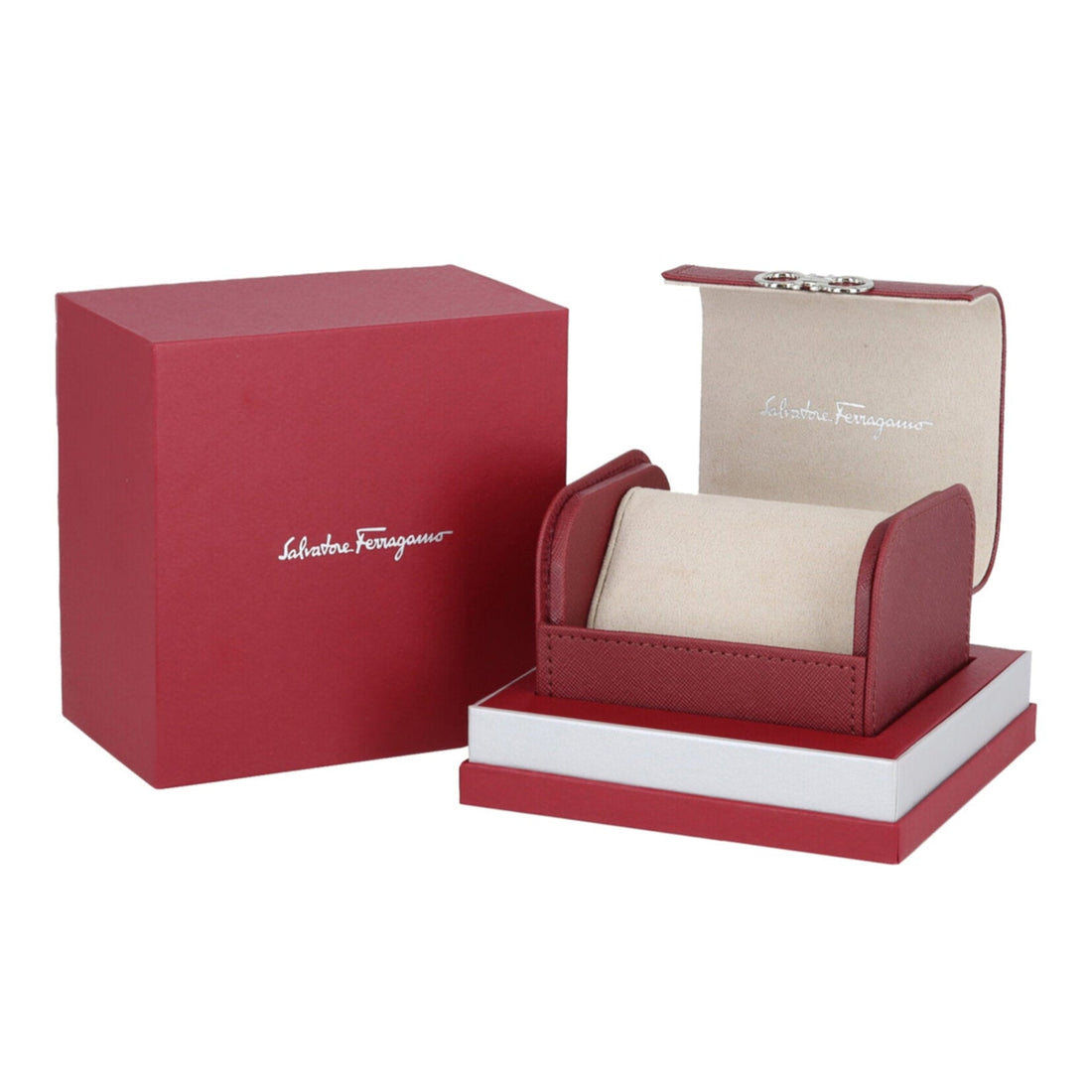 Salvatore Ferragamo Sapphire Chrono Blue Dial Two Tone Steel Strap Watch for Men - SFME00521