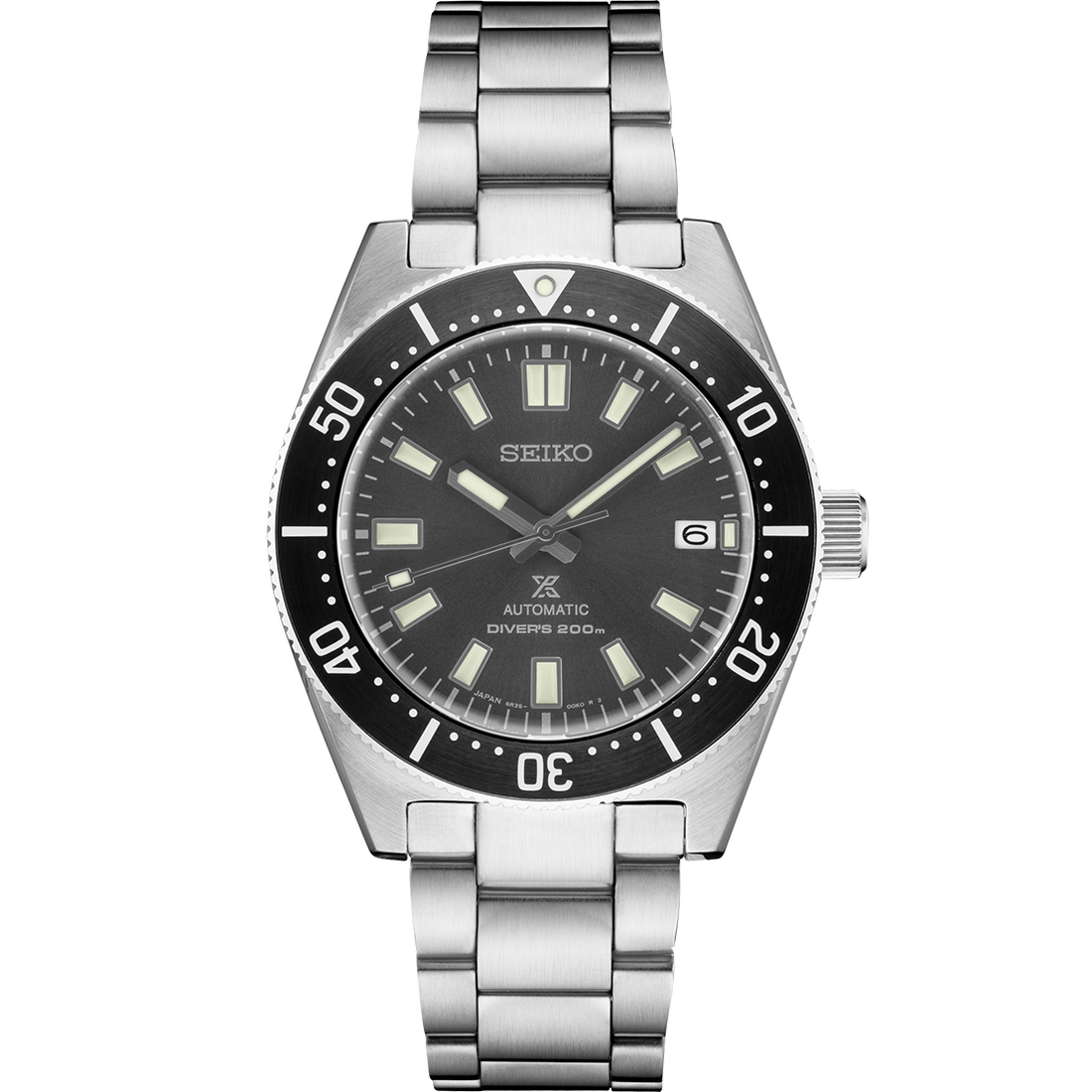 Seiko Prospex 55th Anniversary Edition Brown Dial Silver Steel Strap Watch For Men - SPB145J1