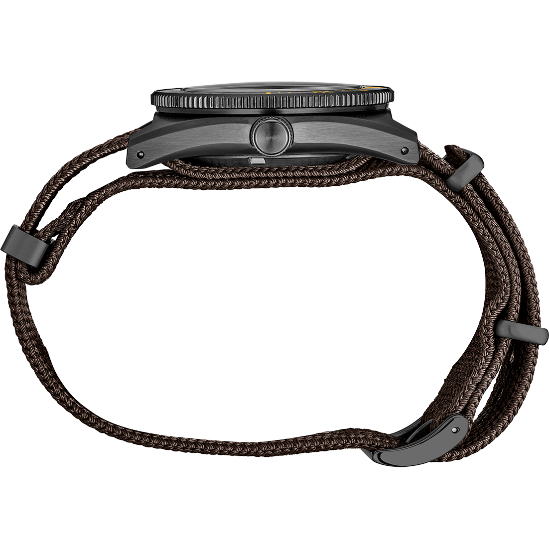 Seiko Prospex Black Series 1965 Limited Edition Black Dial Brown NATO Strap Watch For Men - SPB253J1