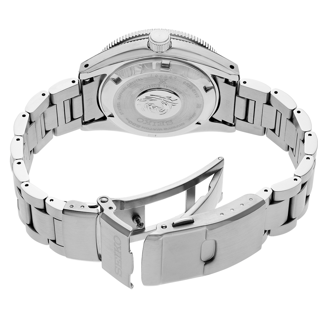 Seiko Prospex Glacier Save the Ocean Green Dial Silver Steel Strap Watch For Men - SPB297J1