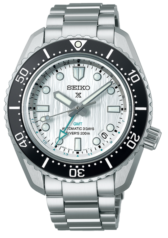 Seiko Prospex Sea Arctic Ocean GMT Limited Edition Silver Dial Silver Steel Strap Watch For Men - SPB439J1