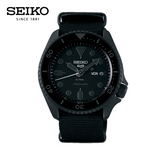 Seiko 5 Sports Automatic Black Dial Black NATO Strap Watch For Men - SRPD79K1