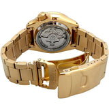 Seiko 5 Sports US Special Edition Automatic Blue Dial Gold Steel Strap Watch For Men - SRPK20
